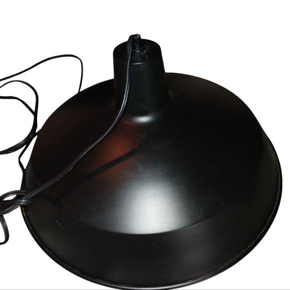 unknown Other - Pendant Light Industrial matte black plug in 16 inch diameter